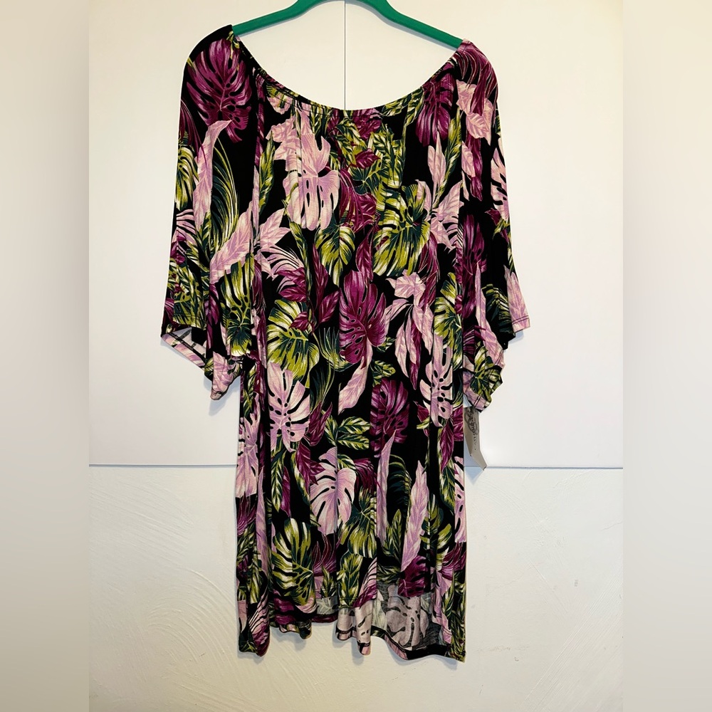 Catherines Elegant Multicolor Patterned Top - image 2